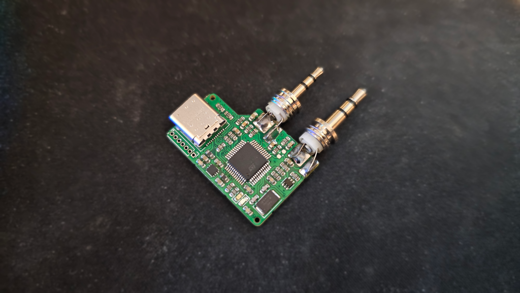 Assembled AIOC Cable - Compact Serial / Audio Interface