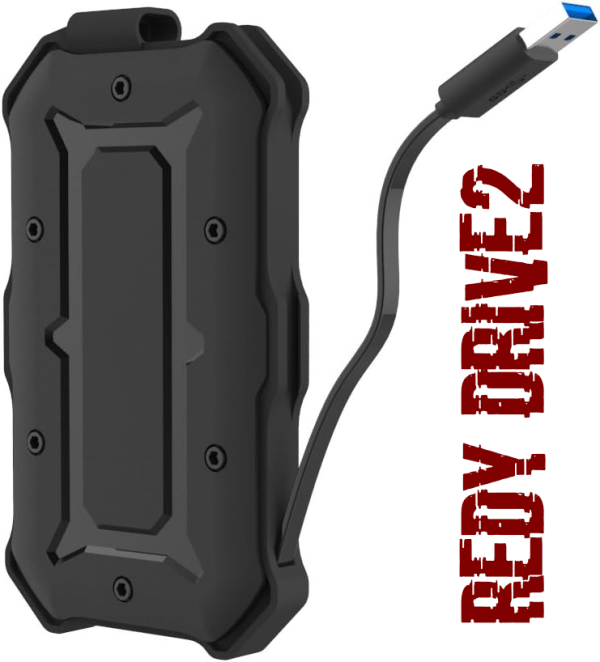 Redy Drive 2  - Durable Waterproof Offline Prepper Database & Ham Software