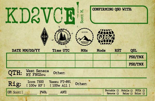 "The Framer" - Custom Vintage QSL Cards - Image 4
