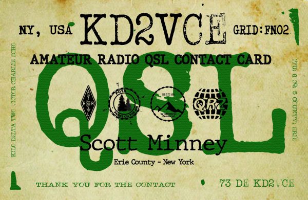 "The Framer" - Custom Vintage QSL Cards - Image 2