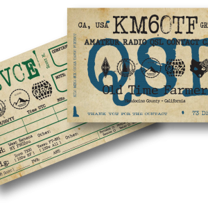 "The Framer" - Custom Vintage QSL Cards